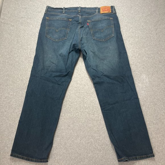 Levis Jeans Mens 40x30 Blue 559 Relaxed Straight Cotton Blend Denim (Meas 40x29) - Picture 7 of 10